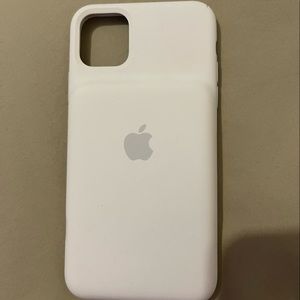 iPhone 11 Pro Max Smart Battery Case - White